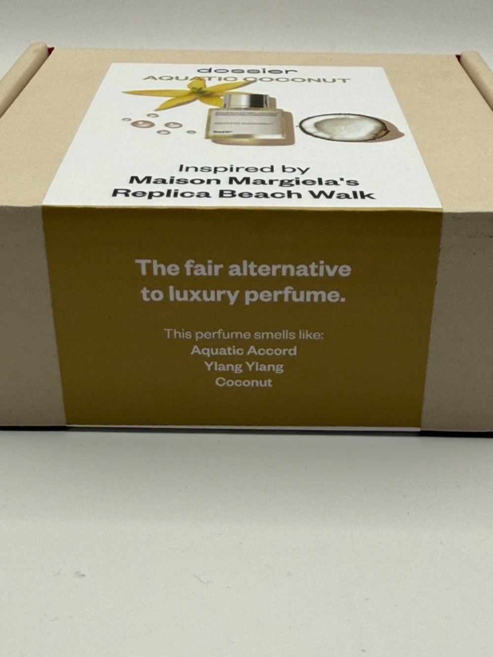 DOSSIER AQUATIC COCONUT EDP Maison Margiela BEACH WALK Inspo F/S NEW/SEALED BOX! - Picture 9 of 9